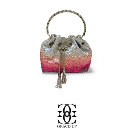 Grace Up Soft Bag 2 Hot Pink/Silver