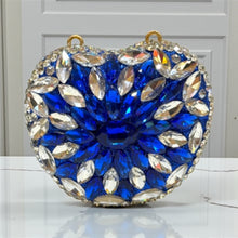 Grace Up Mini Apple Blue/Silver Clutch