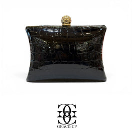 Grace Up Clutch 596 Black