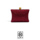 Grace Up Clutch 608 Maroon