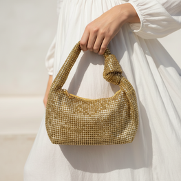 Grace Up IMP Knot Bag Gold/Silver Mix