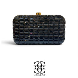 Grace Up Clutch 606 Black