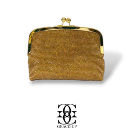 Grace Up Soft Clutch 4 Full Gold