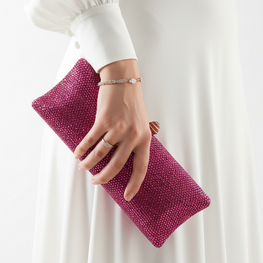Grace Up Clutch IMP 43 Hot Pink