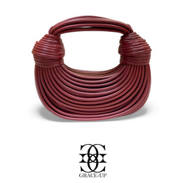 Grace Up IMP Round Strips Bag Maroon