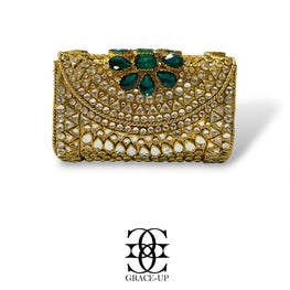 Grace Up Clutch Kundan/Turkish 85 Mini