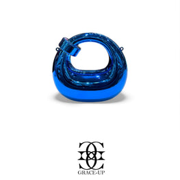 Grace Up Mini Acrylic Ring Bag 2 Blue