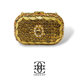 Grace Up Clutch Kundan/Turkish 100 Mini