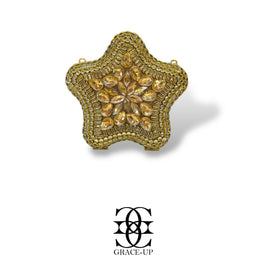 Grace Up Mini Star Clutch Kundan 09