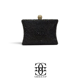 Grace Up Clutch 608 Black