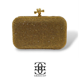 Grace Up Clutch 593 Full Gold