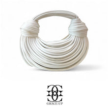 Grace Up IMP Round Strips Bag White