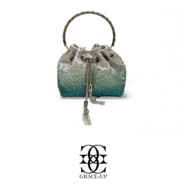 Grace Up Soft Bag 2 Green/Silver