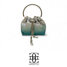 Grace Up Soft Bag 2 Green/Silver