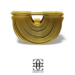 Grace Up IMP D Shaped Bag Golden