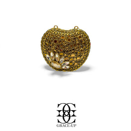 Grace Up Mini Apple Kundan Clutch 005