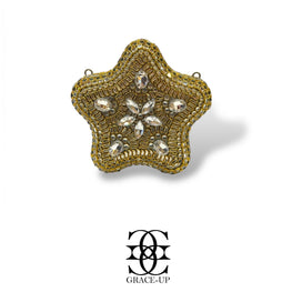 Grace Up Mini Star Clutch Kundan 07