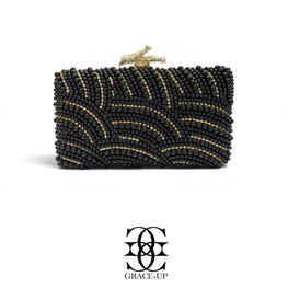 Grace Up Clutch 613 Black