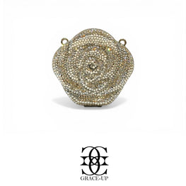 Grace Up Mini Full Rhinestones Rose Silver