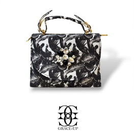 Grace Up Bag 42 Floral Black