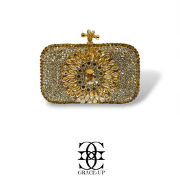 Grace Up Clutch 320 Gold