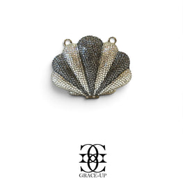 Grace Up Mini Rhinestones Shell Silver/Gray