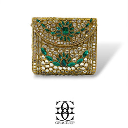 Grace Up Clutch Kundan/Turkish 87 Mini