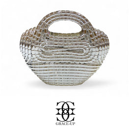 Grace Up Chrome Bag Silver