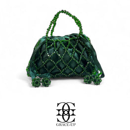 Grace Up Soft Potli Green