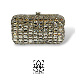 Grace Up Clutch 606 Silver