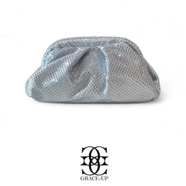 Grace Up Clutch IMP Fall Bag Small Silver
