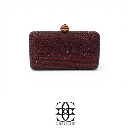 Grace Up Clutch IMP 61 Maroon Mini