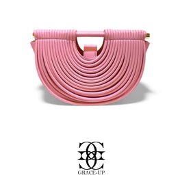 Grace Up IMP D Shaped Bag Pink