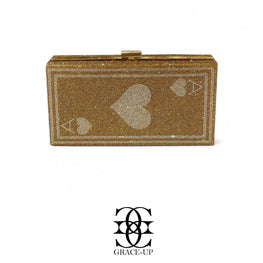 Grace Up Clutch A ♥️ Gold