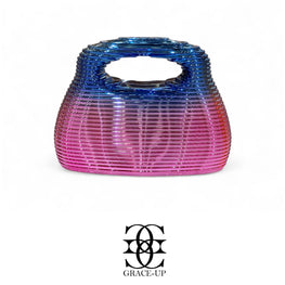 Grace Up Chrome 3 Bag Blue/Pink