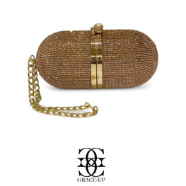 Grace Up Clutch Capsule Peach Stones