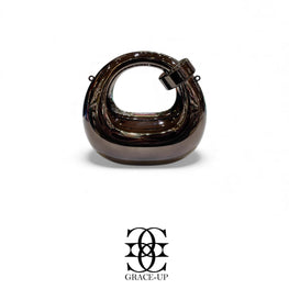 Grace Up Mini Acrylic Ring Bag 2 Gray