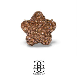 Grace Up Mini Star 4 Clutch Full Peach