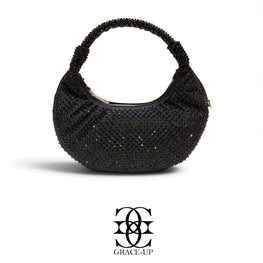 Grace Up IMP Rhinestones Bag Black