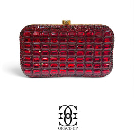 Grace Up Clutch 606 Maroon