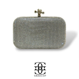 Grace Up Clutch 593 Silver