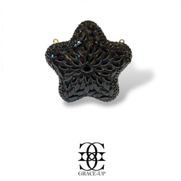 Grace Up Mini Star 5 Clutch Full Black