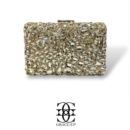 Grace Up Clutch 582 Silver