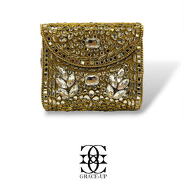 Grace Up Clutch Kundan/Turkish 102 Mini