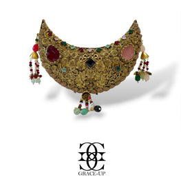 Grace Up Royal Moon Clutch Red Multi