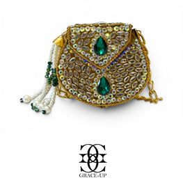 Grace Up Clutch Kundan/Turkish 124 Mini