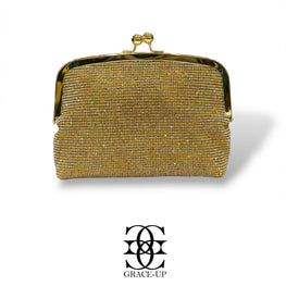 Grace Up Soft Clutch 3 Gold/Silver