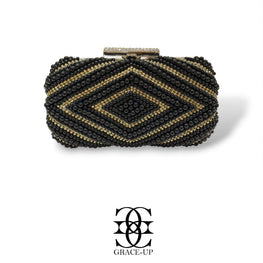Grace Up Clutch 612 Black