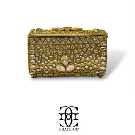 Grace Up Clutch Kundan/Turkish 83 Mini