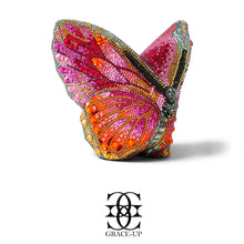 Grace Up Rhinestones Butterfly Clutch